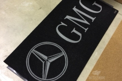 Zerbino personalizzato intarsiato a mano in cocco sintetico - #1819