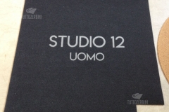 Zerbino personalizzato intarsiato a mano in cocco sintetico - #1841