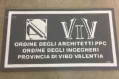 Zerbino personalizzato intarsiato a mano in cocco sintetico - #1851