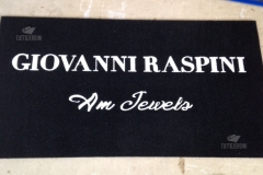 Zerbino personalizzato intarsiato a mano in cocco sintetico - #1852