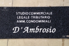 Zerbino personalizzato intarsiato a mano in cocco sintetico - #1868