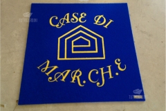 Zerbino personalizzato intarsiato a mano in cocco sintetico - #1874