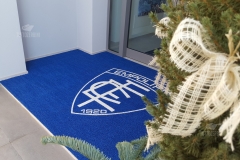 Zerbino personalizzato intarsiato a mano in ricciolo di vinile - #1057