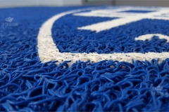 Zerbino personalizzato intarsiato a mano in ricciolo di vinile - #1058