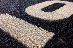 Zerbino personalizzato intarsiato a mano in ricciolo di vinile - #1061