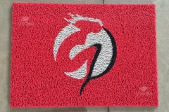 Zerbino personalizzato intarsiato a mano in ricciolo di vinile - #1067