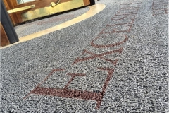 Zerbino personalizzato intarsiato a mano in ricciolo di vinile - #1702