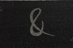 Zerbino personalizzato intarsiato a mano in ricciolo di vinile - #1706