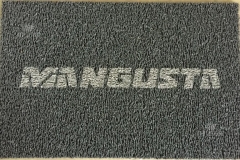 Zerbino personalizzato intarsiato a mano in ricciolo di vinile - #1716