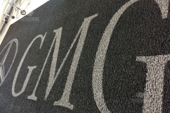 Zerbino personalizzato intarsiato a mano in ricciolo di vinile - #1722