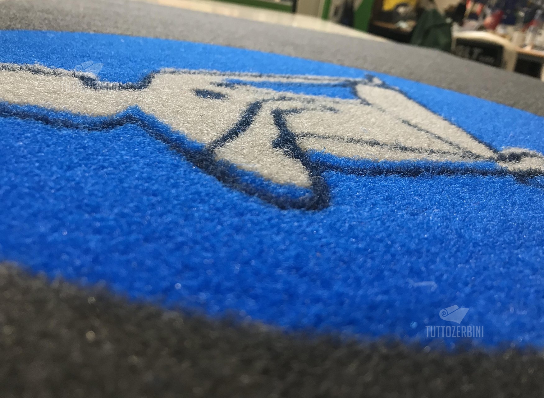 Zerbino personalizzato intarsiato a mano in cocco sintetico - #6757