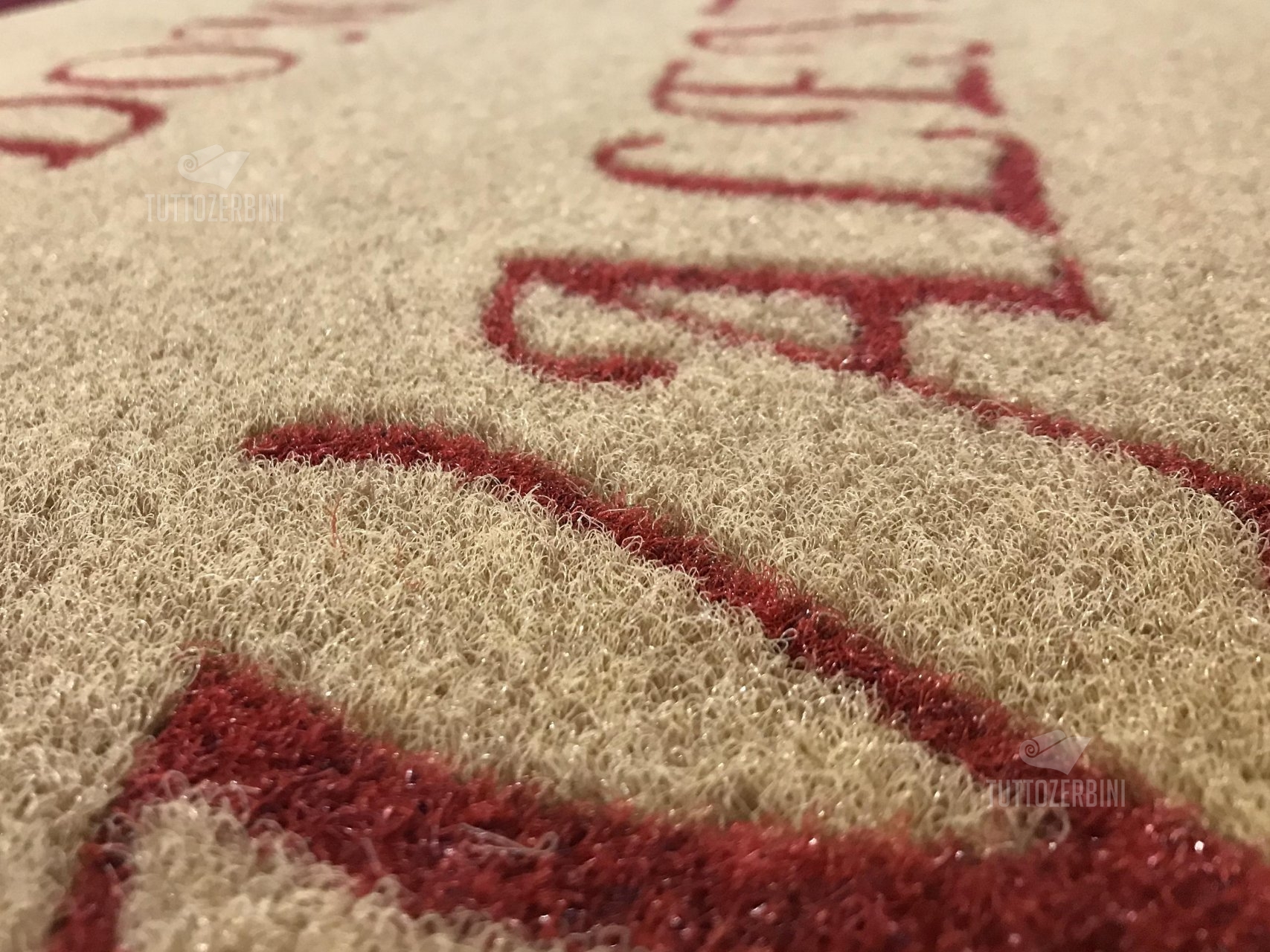 Zerbino personalizzato intarsiato a mano in cocco sintetico - #6783