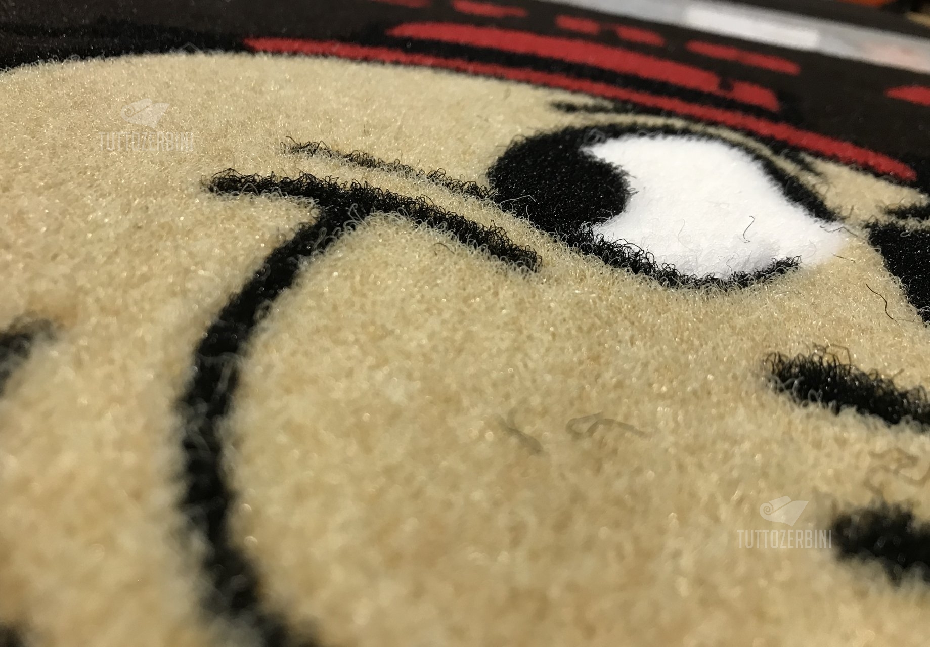 Zerbino personalizzato intarsiato a mano in cocco sintetico - #7051