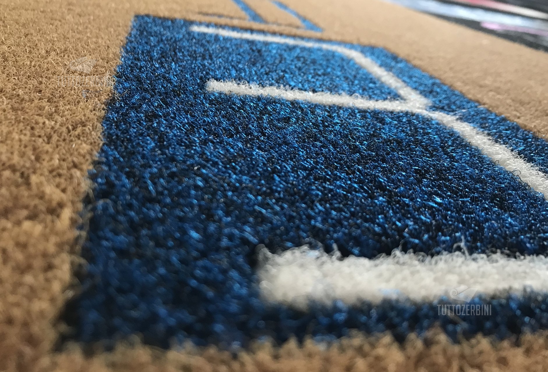 Zerbino personalizzato intarsiato a mano in cocco sintetico - #7066