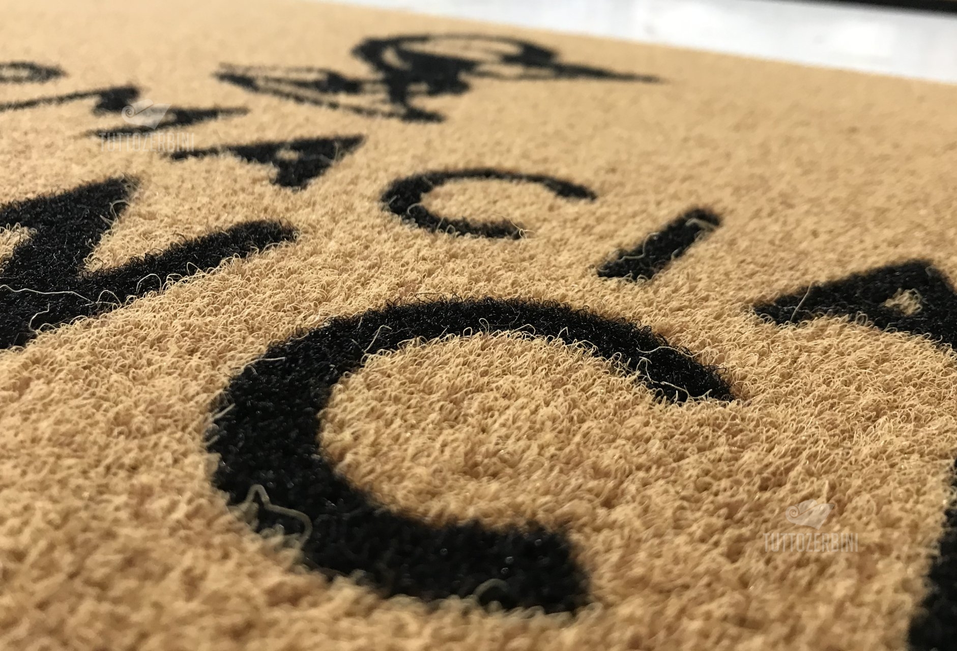 Zerbino personalizzato intarsiato a mano in cocco sintetico - #7081