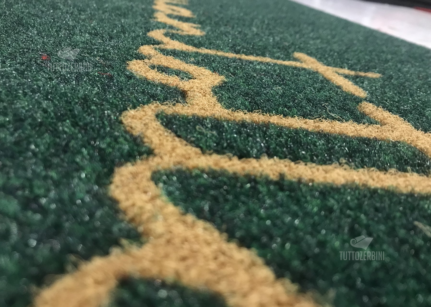 Zerbino personalizzato intarsiato a mano in cocco sintetico - #7127