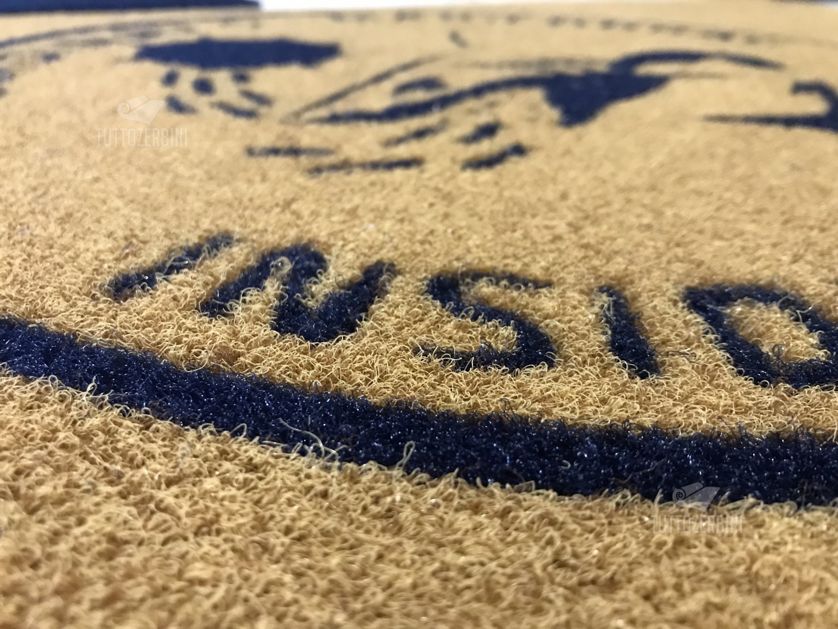 Zerbino personalizzato intarsiato a mano in cocco sintetico - #7140