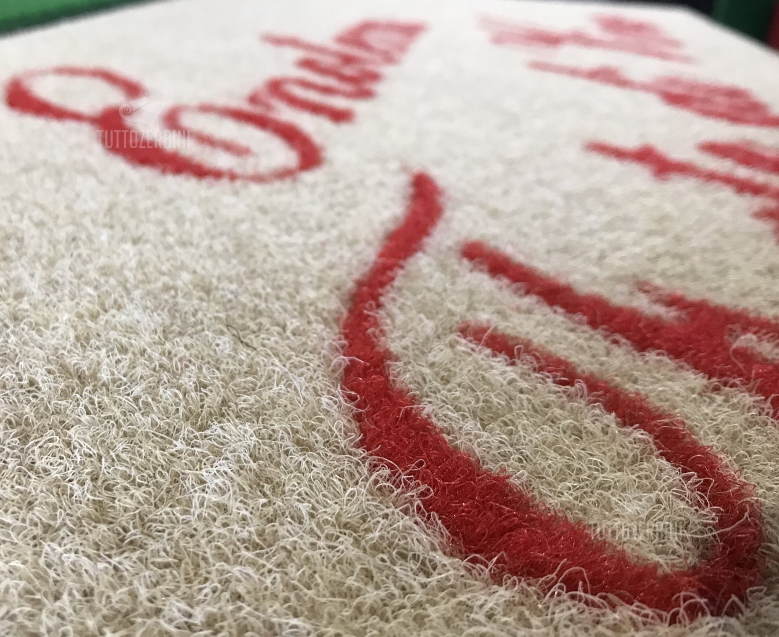 Zerbino personalizzato intarsiato a mano in cocco sintetico - #7192