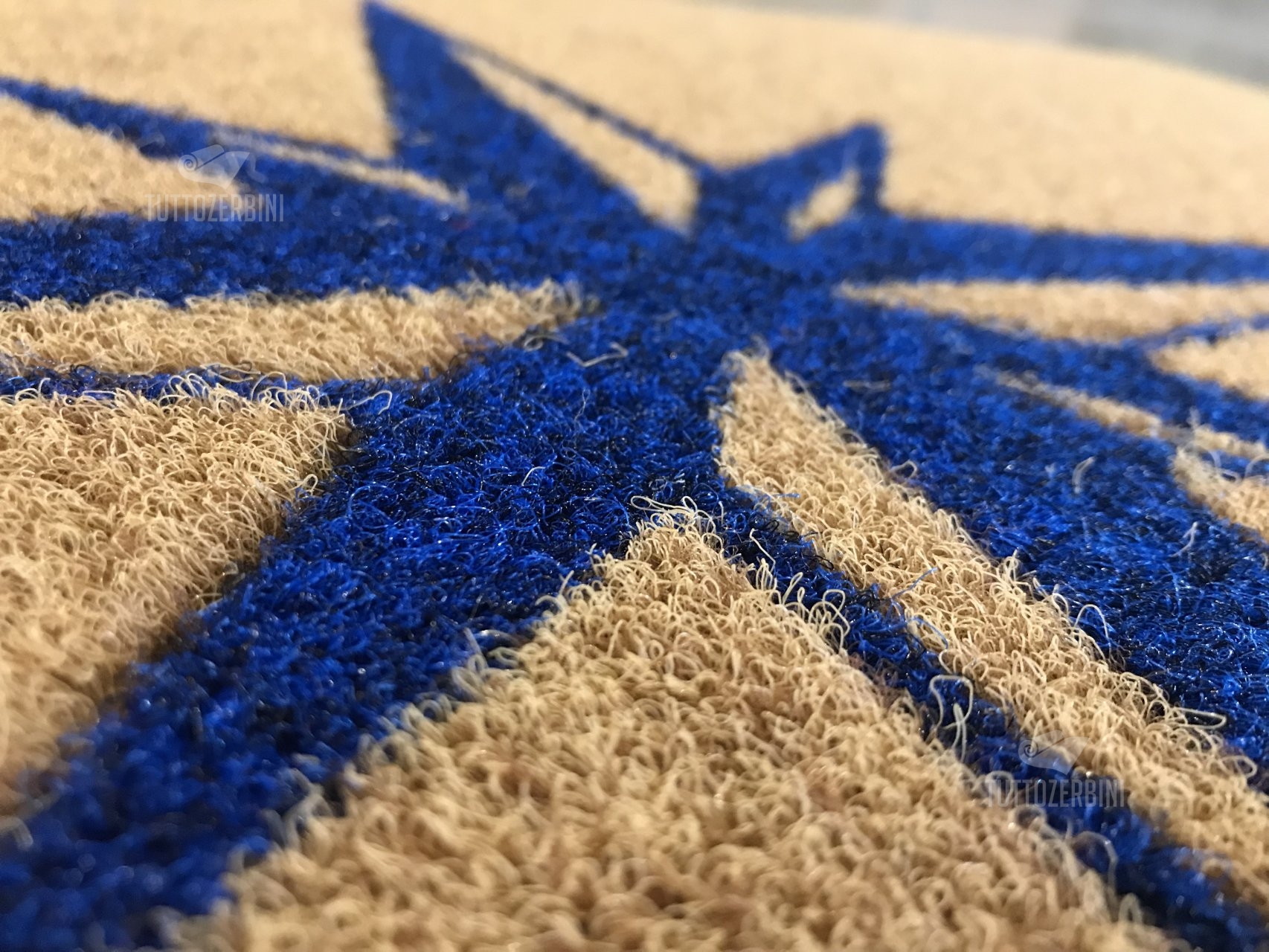 Zerbino personalizzato intarsiato a mano in cocco sintetico - #7198