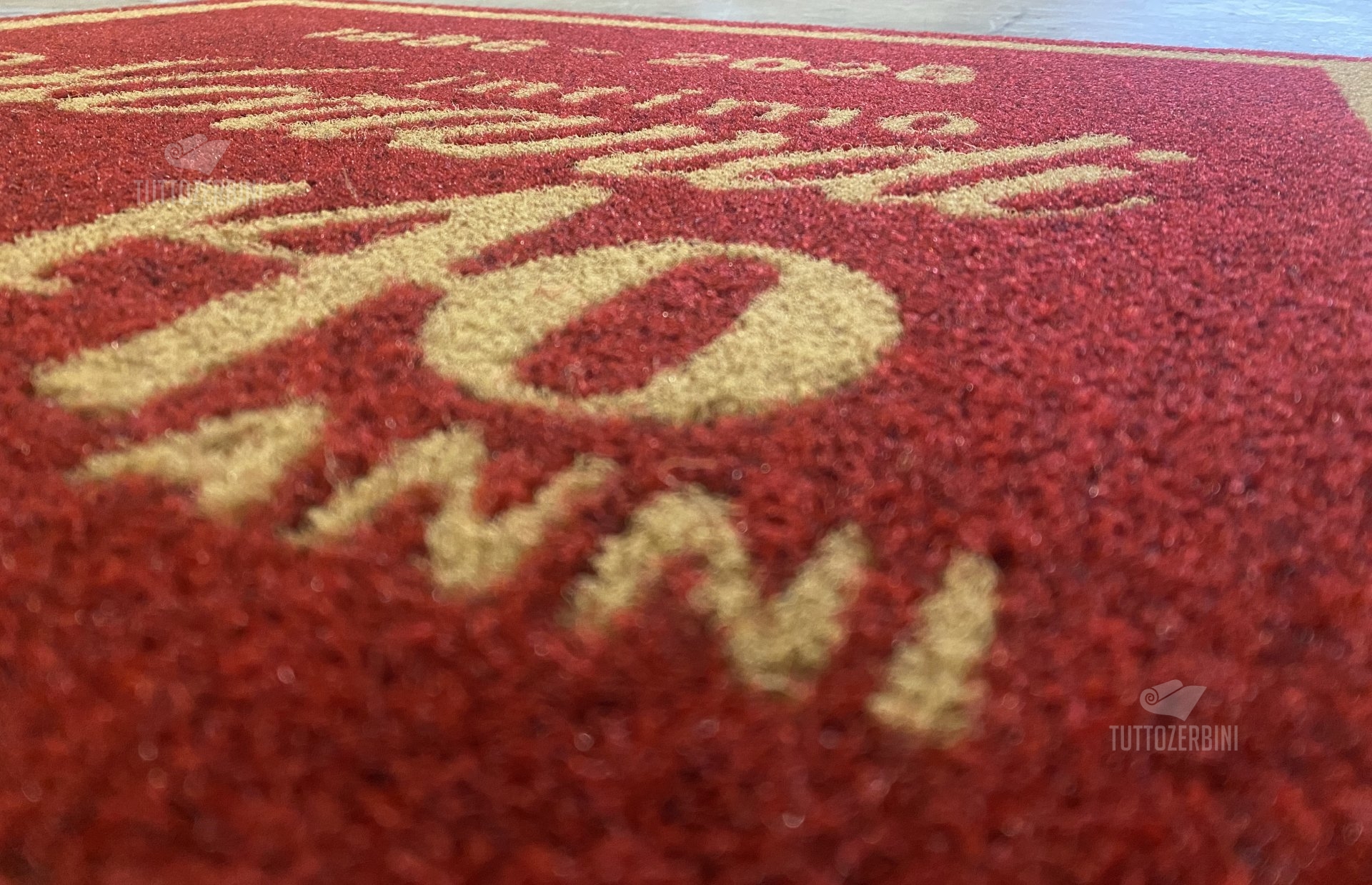 Zerbino personalizzato intarsiato a mano in cocco sintetico - #7224