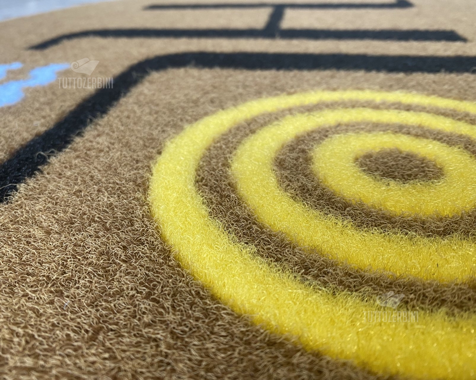 Zerbino personalizzato intarsiato a mano in cocco sintetico - #7230