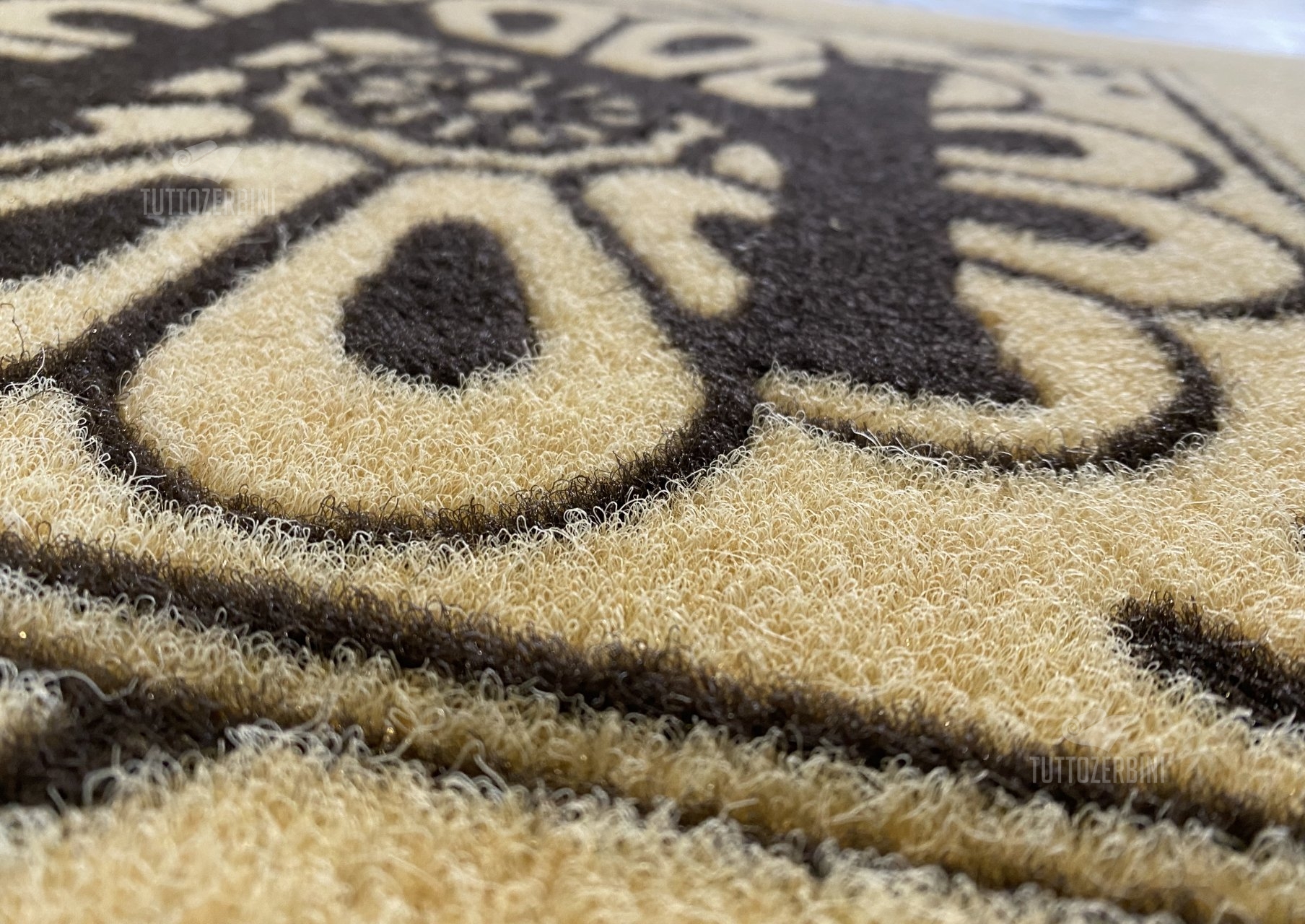 Zerbino personalizzato intarsiato a mano in cocco sintetico - #7278