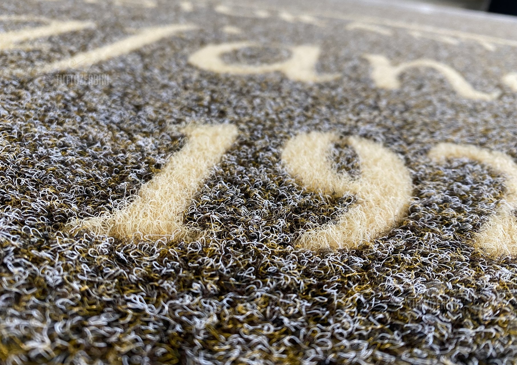 Zerbino personalizzato intarsiato a mano in cocco sintetico - #7279