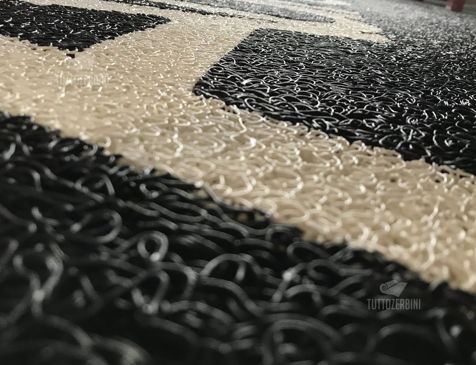 Zerbino personalizzato intarsiato a mano in ricciolo di vinile - #7158