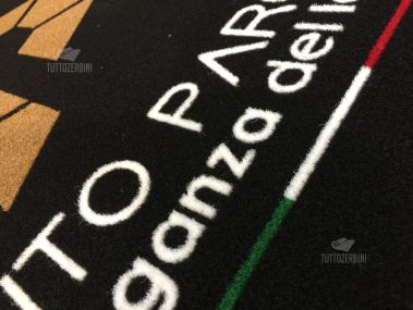 Zerbino personalizzato intarsiato a mano in cocco sintetico - #3004