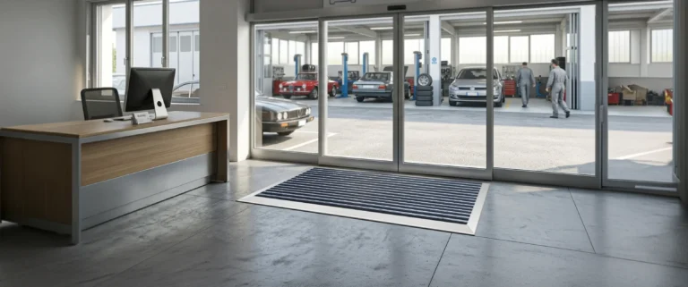 Tappeto tecnico in alluminio con gomma
